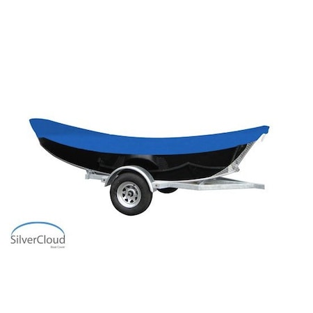 Eevelle Boat Cover DRIft BOAT, Outboard Fits 15ft L up to 84in W Royal SCDFT1584B-RYL